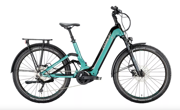 Conway Carion SUV 4.7, Bosch powered full suspension step through e-bike